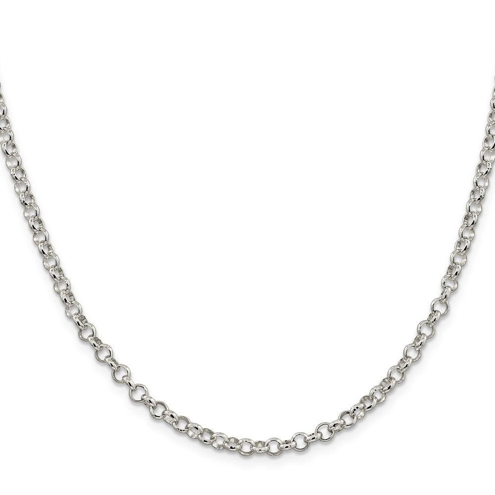 Sterling Silver 4mm Rolo ChainQFC75