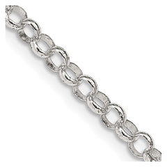 Sterling Silver 4mm Rolo ChainQFC75