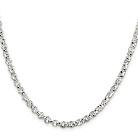 Sterling Silver 4.6mm Rolo ChainQFC76