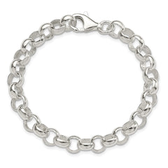 Sterling Silver 8.00mm Belcher Light Bracelet QFC79-7.5