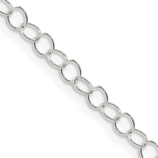 Sterling Silver 3.5mm Fancy Cable ChainQFC82