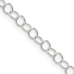 Sterling Silver 3.5mm Fancy Cable ChainQFC82