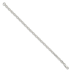 Sterling Silver 4.4mm Oval Fancy Rolo Chain QFC87-8
