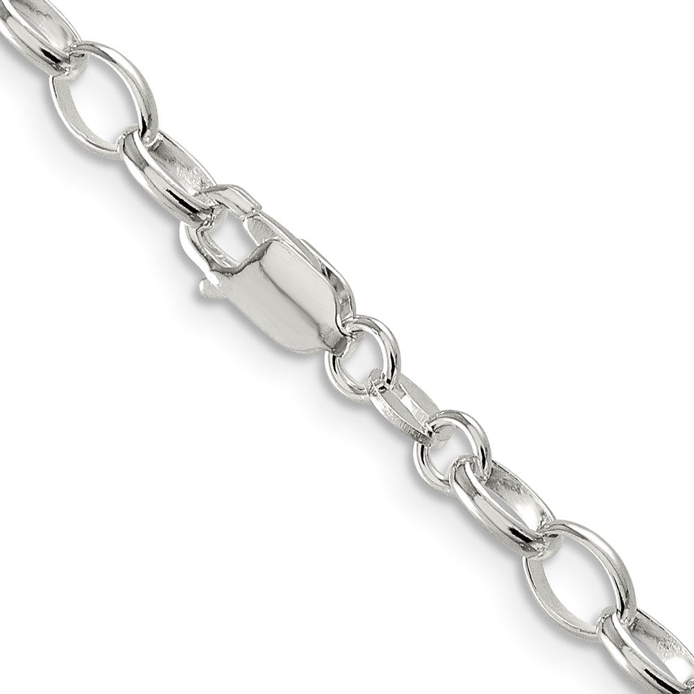 Sterling Silver 5mm Fancy Rolo ChainQFC88