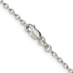 Sterling Silver 2.25mm Oval Cable ChainQFC93