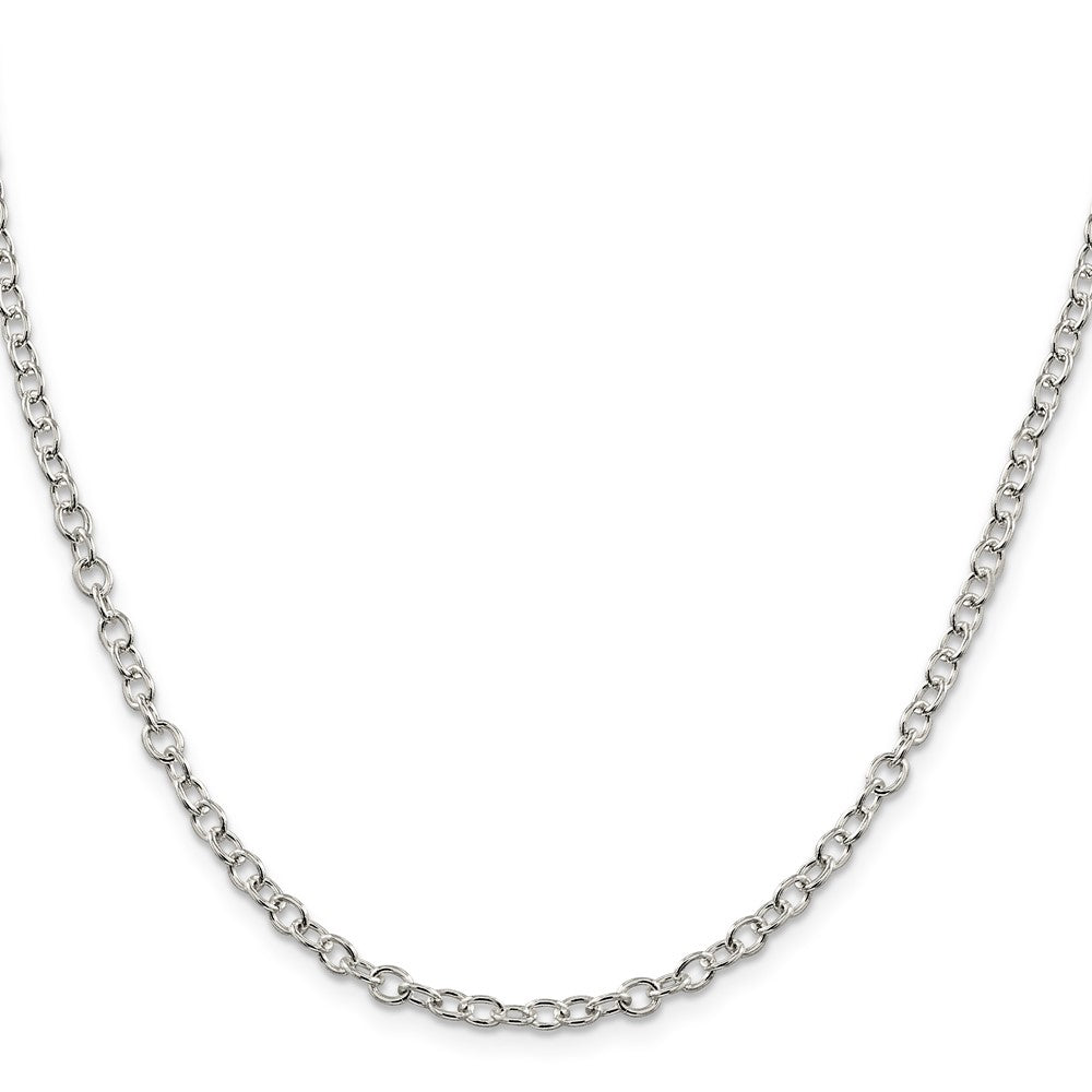 Sterling Silver 3.75mm Oval Cable ChainQFC94