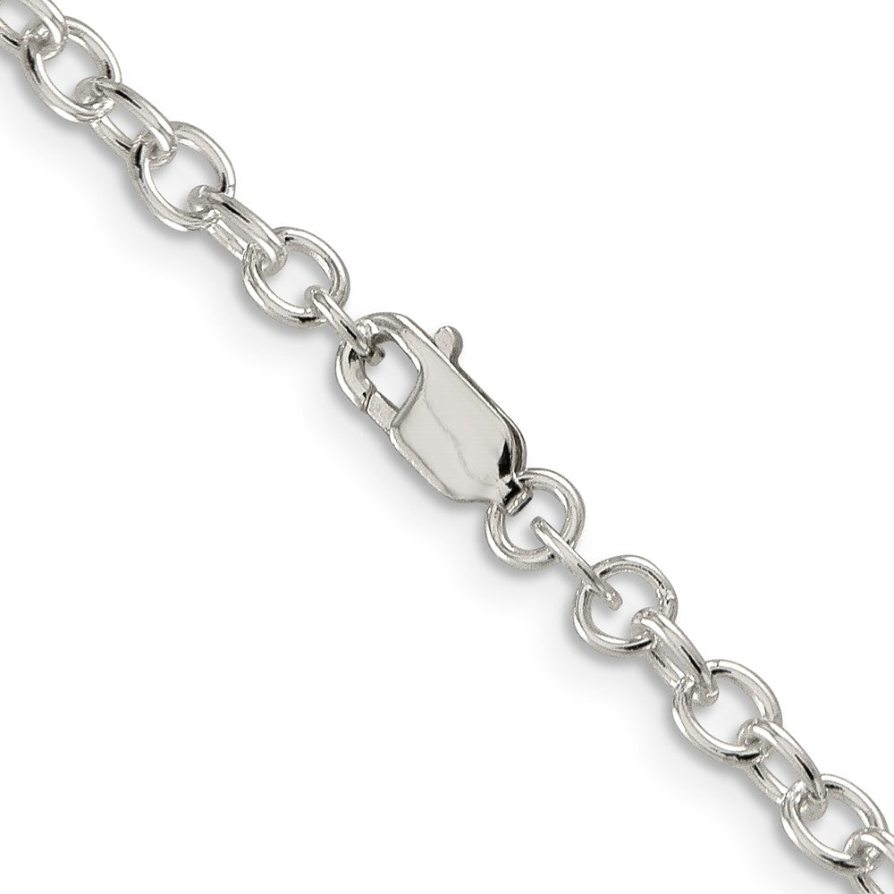 Sterling Silver 3.75mm Oval Cable ChainQFC94