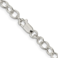 Sterling Silver 5.3mm Oval Cable ChainQFC95