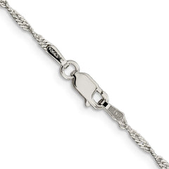 Sterling Silver 1.75mm Singapore ChainQFC98