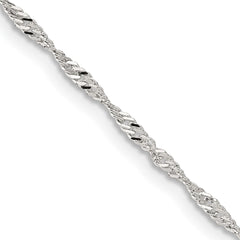 Sterling Silver 1.75mm Singapore ChainQFC98