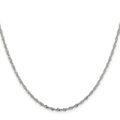 Sterling Silver 2mm Singapore ChainQFC99