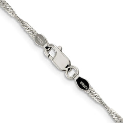 Sterling Silver 2mm Singapore ChainQFC99