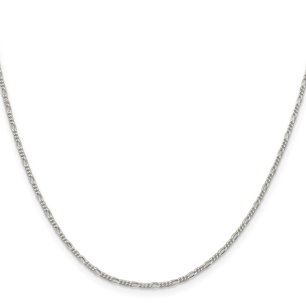 Sterling Silver 1.4mm Figaro ChainQFG040