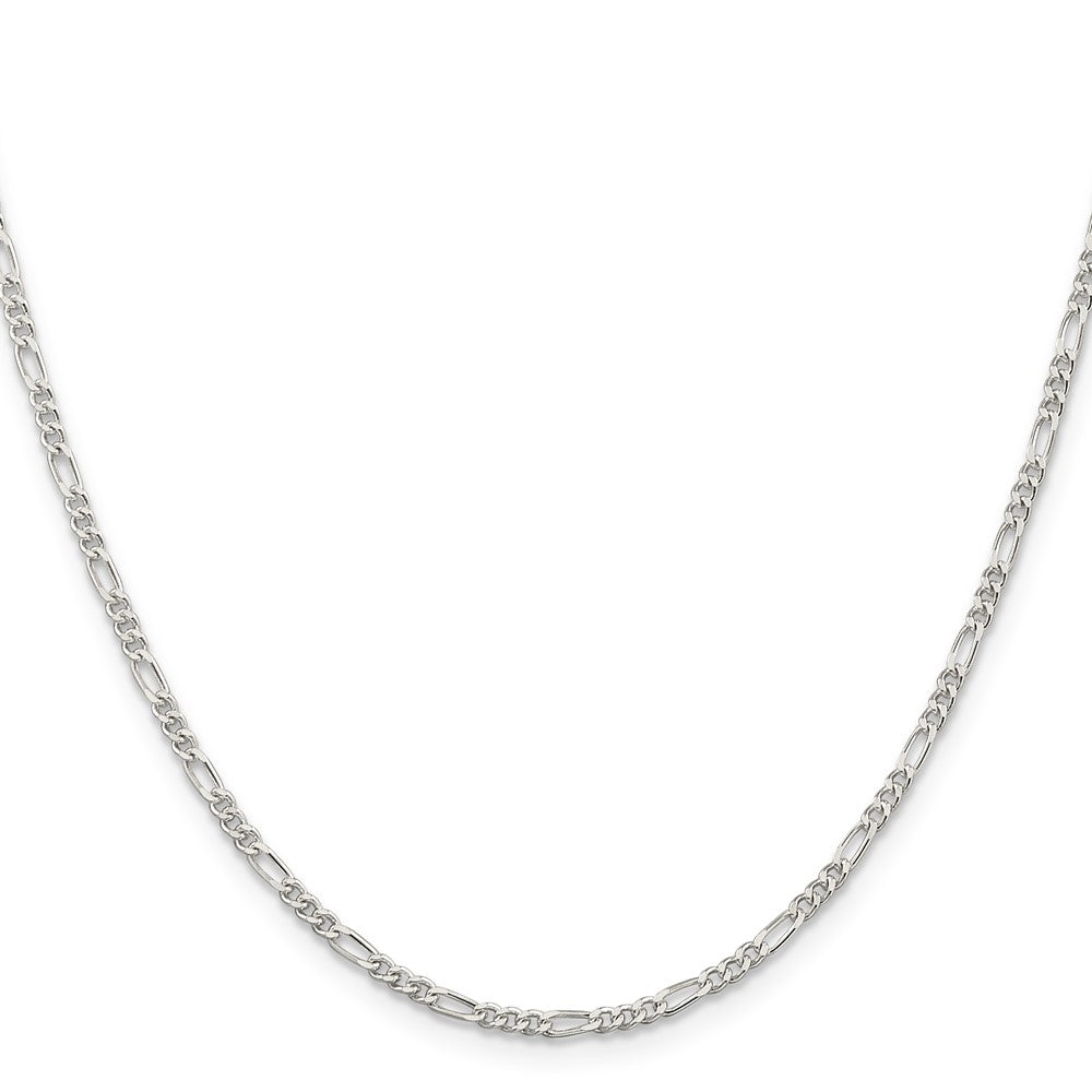 Sterling Silver 2.25mm Figaro ChainQFG060