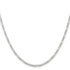Sterling Silver 2.25mm Figaro ChainQFG060