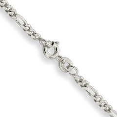 Sterling Silver 2.5mm Figaro ChainQFG070