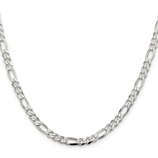 Sterling Silver 4.5mm Figaro ChainQFG120