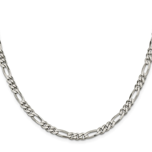 Sterling Silver 5.5mm Figaro ChainQFG150