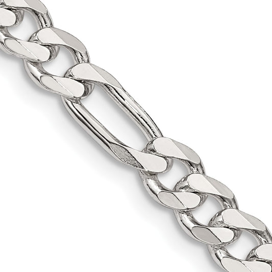 Sterling Silver 5.5mm Figaro ChainQFG150