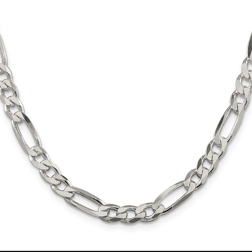 Sterling Silver 6.75mm Figaro ChainQFG180