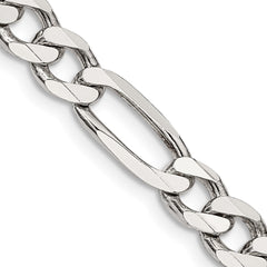 Sterling Silver 6.75mm Figaro ChainQFG180