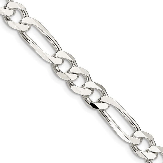 Sterling Silver 7.5mm Figaro ChainQFG200