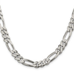 Sterling Silver 8mm Figaro ChainQFG220