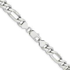 Sterling Silver 8mm Figaro ChainQFG220