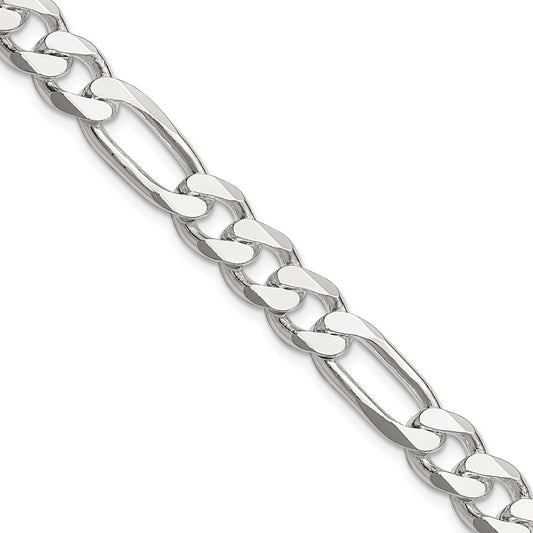 Sterling Silver 8mm Figaro ChainQFG220