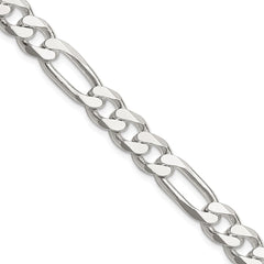 Sterling Silver 8mm Figaro ChainQFG220