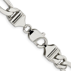 Sterling Silver 9mm Figaro ChainQFG250