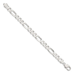 Sterling Silver 9mm Figaro Chain QFG250-8