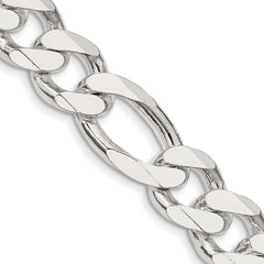 Sterling Silver 13.5mm Figaro ChainQFG350