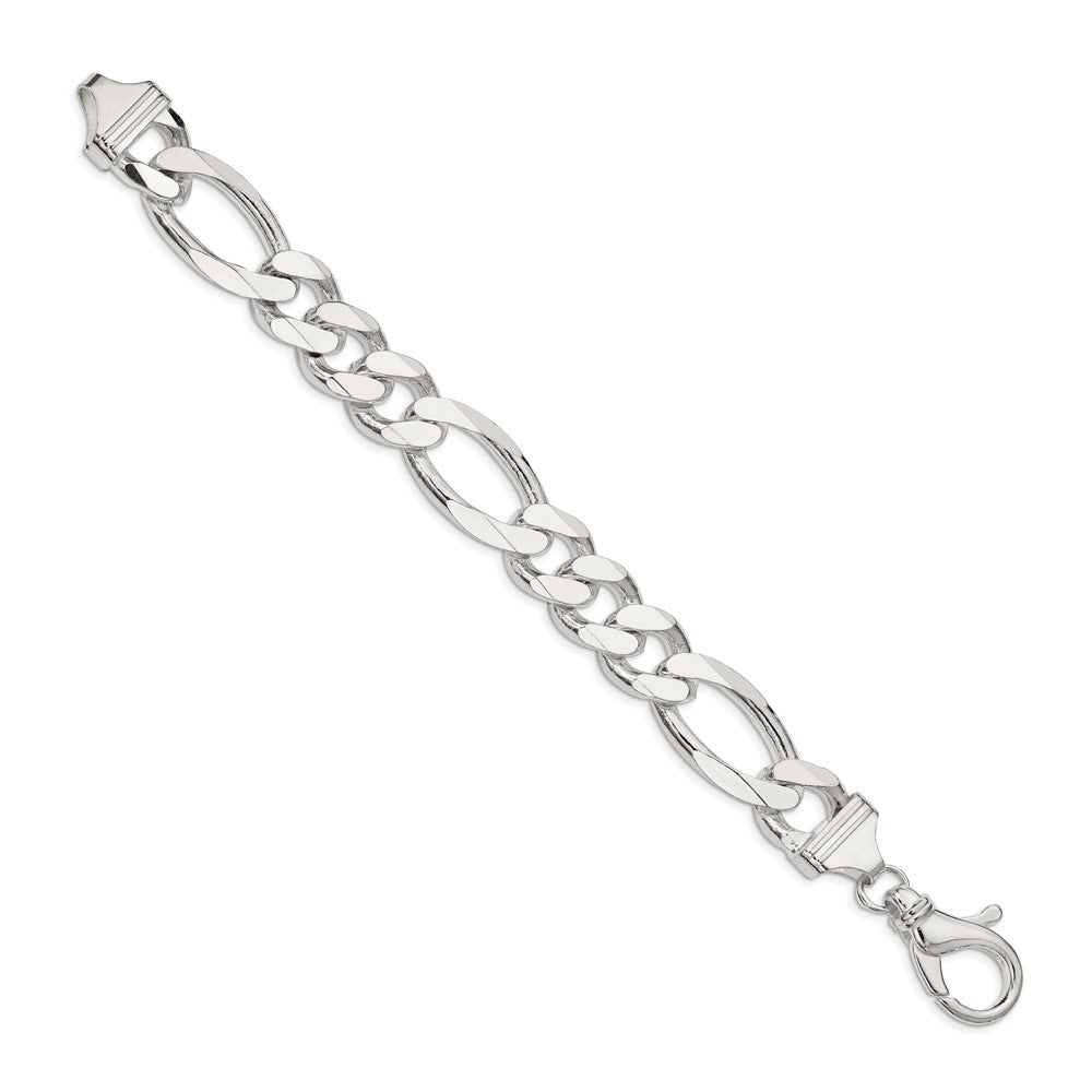 Sterling Silver 15mm Figaro Chain QFG400-8