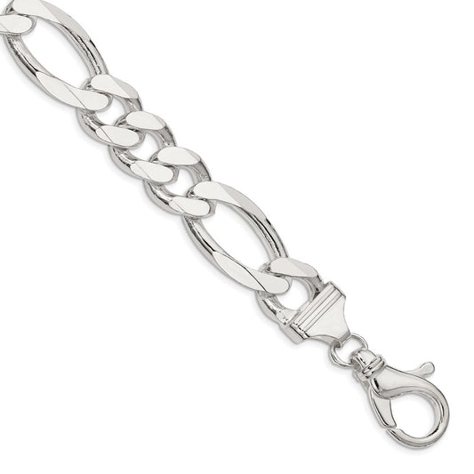 Sterling Silver 15mm Figaro Chain QFG400-8
