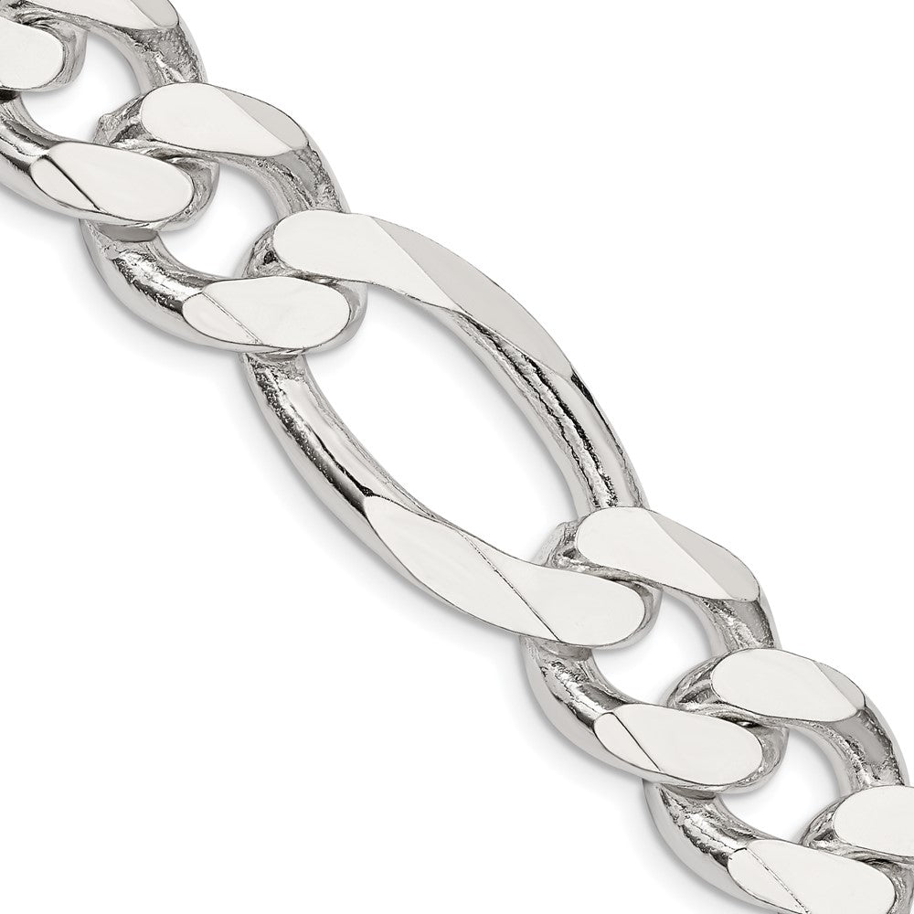 Sterling Silver 15mm Figaro ChainQFG400