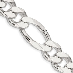 Sterling Silver 15mm Figaro ChainQFG400