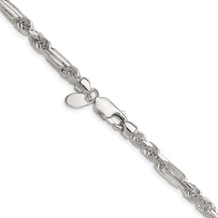Sterling Silver 4.75mm D/C Figarope ChainQFGR090