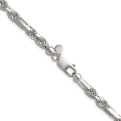 Sterling Silver 6mm D/C Figarope ChainQFGR110
