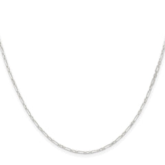 Sterling Silver D/C 1.75mm 3 Short Plus 1 Long Cable Link ChainQFL050