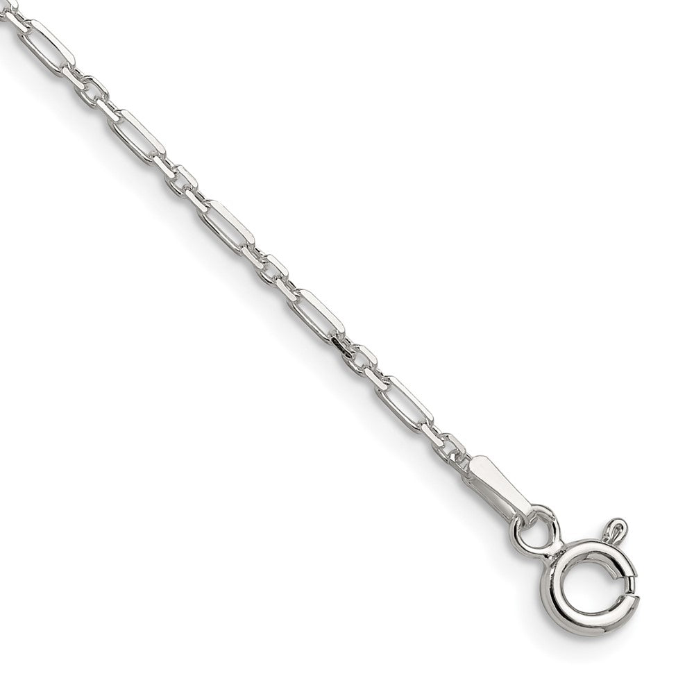 Sterling Silver D/C 1.75mm 3 Short Plus 1 Long Cable Link ChainQFL050