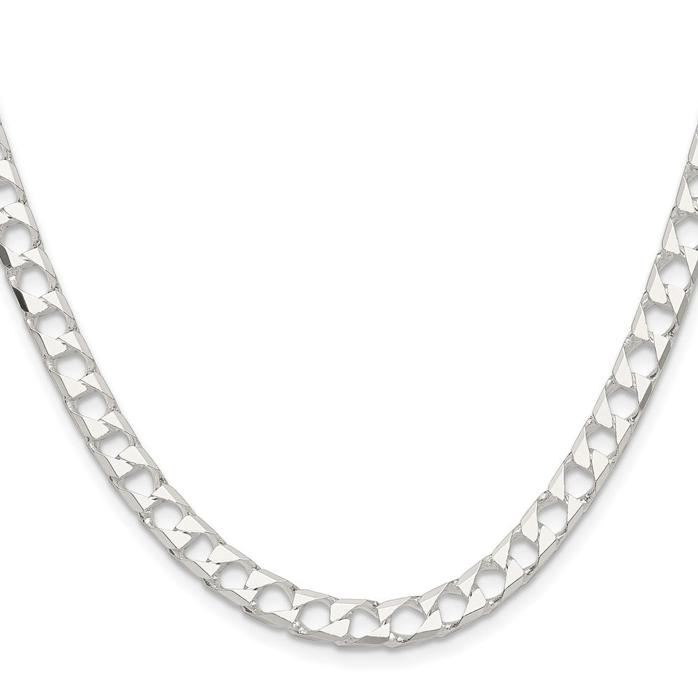 Sterling Silver 5.75mm D/C Square Curb ChainQFOC200