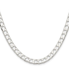 Sterling Silver 5.75mm D/C Square Curb ChainQFOC200