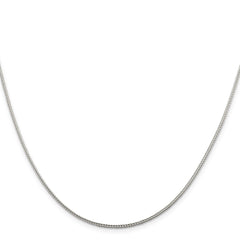 Sterling Silver 1.45mm Diamond-cut Round Franco ChainQFR150