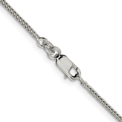 Sterling Silver 1.45mm Diamond-cut Round Franco ChainQFR150
