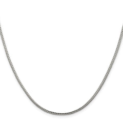 Sterling Silver 2mm Diamond-cut Round Franco ChainQFR200