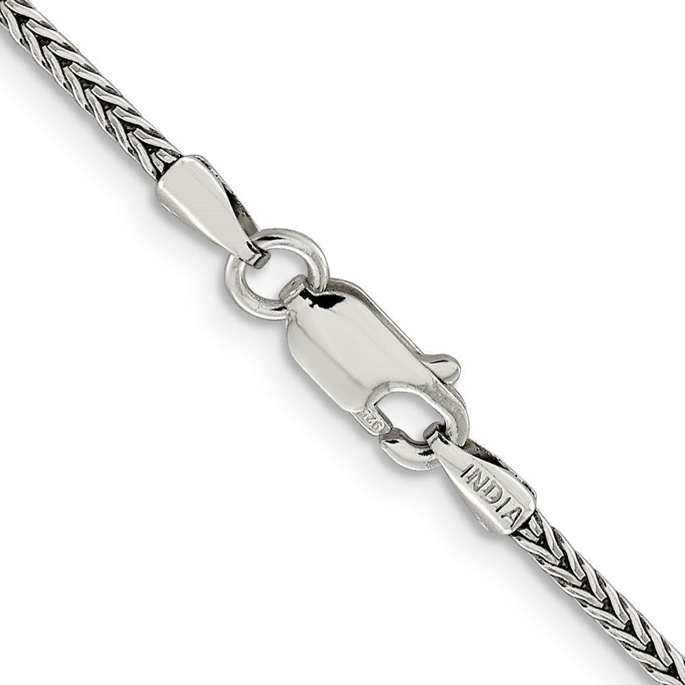 Sterling Silver 2mm Diamond-cut Round Franco ChainQFR200