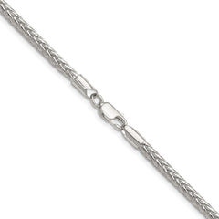 Sterling Silver 3.4mm Diamond-cut Round Franco ChainQFR320