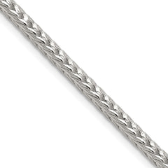 Sterling Silver 3.4mm Diamond-cut Round Franco ChainQFR320