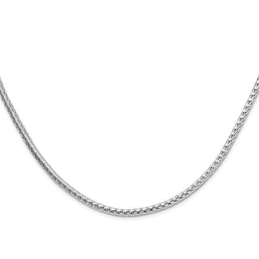 Sterling Silver 3.8mm Diamond-cut Round Franco ChainQFR350